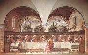 Domenico Ghirlandaio Last Supper (mk08) oil on canvas